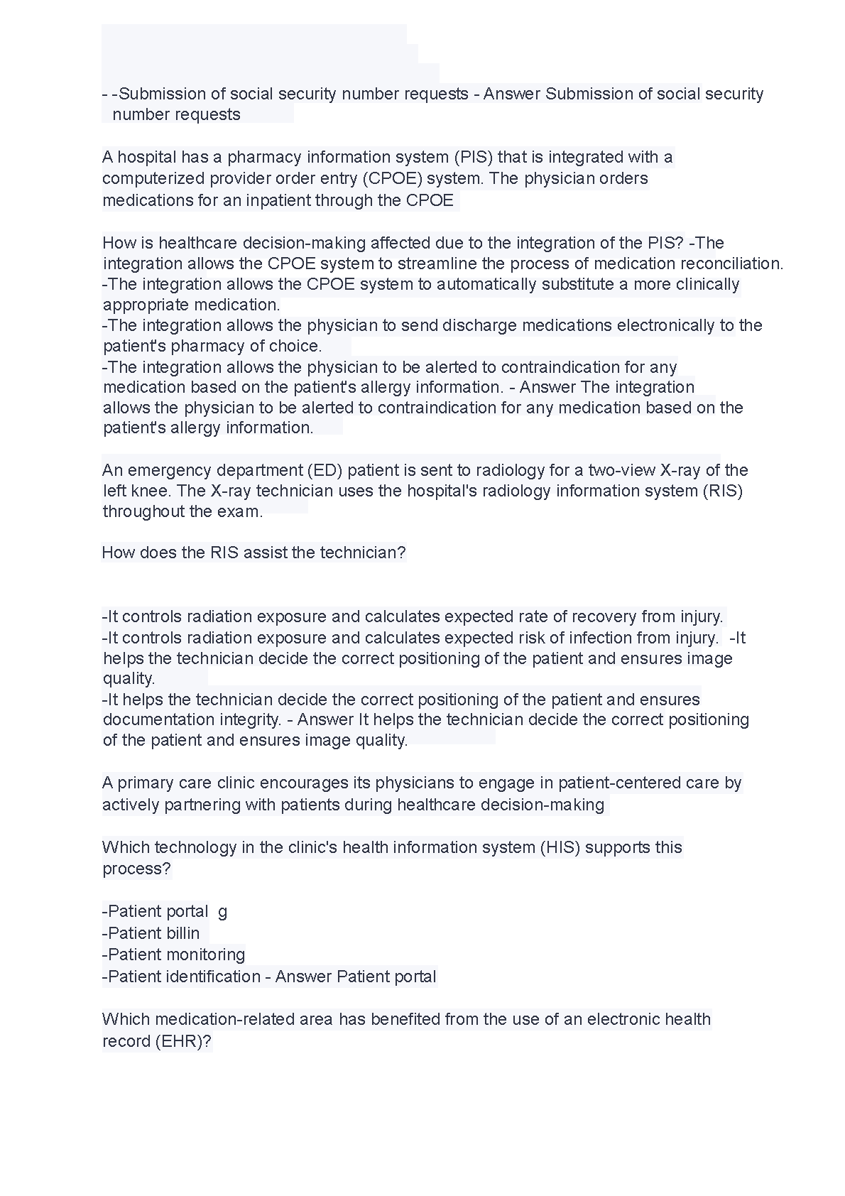 WGU D033 HIM Final Exam Test Bank 2025 A+ Graded Q&A