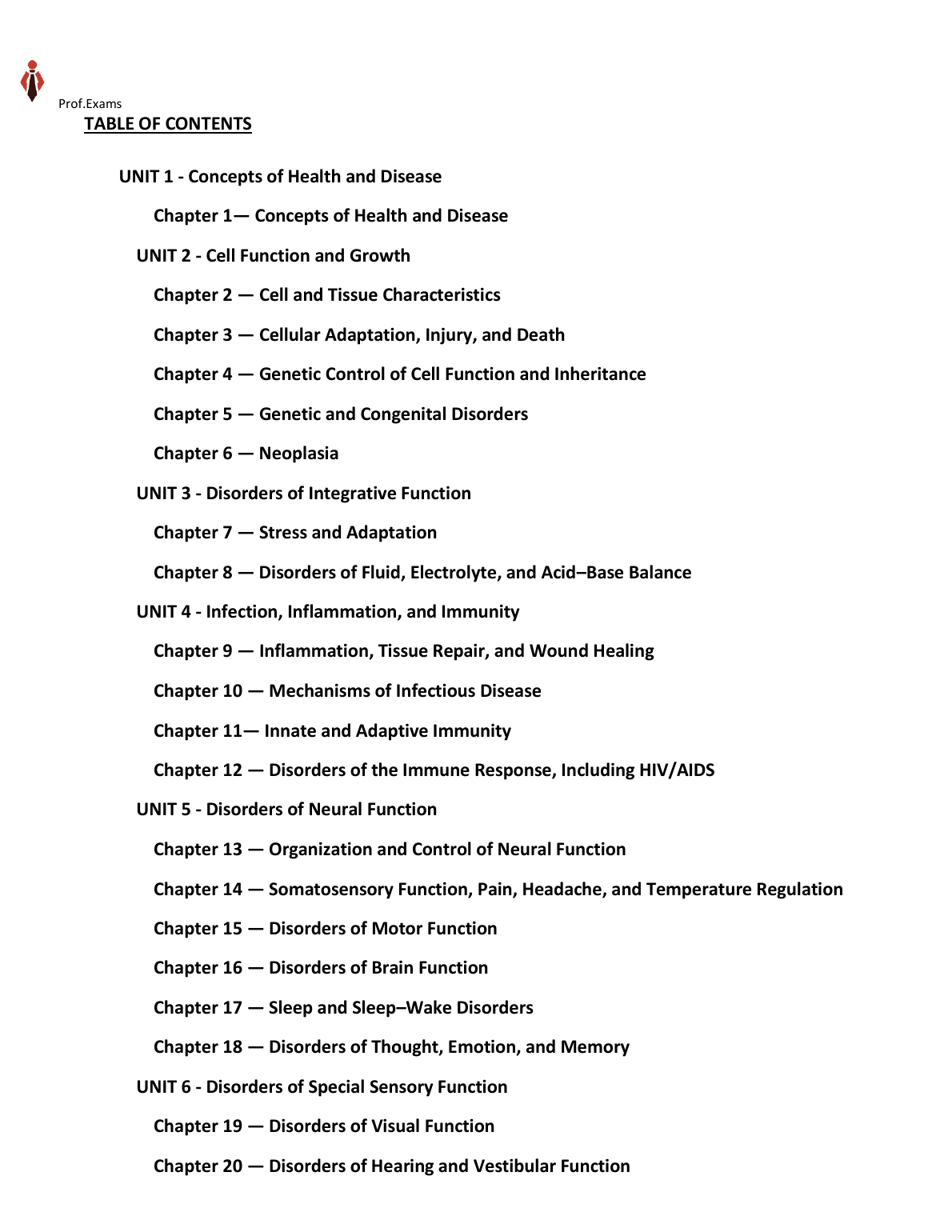 Pathophysiology Test Bank Porth 5th Ed 2026/27 IMG-1