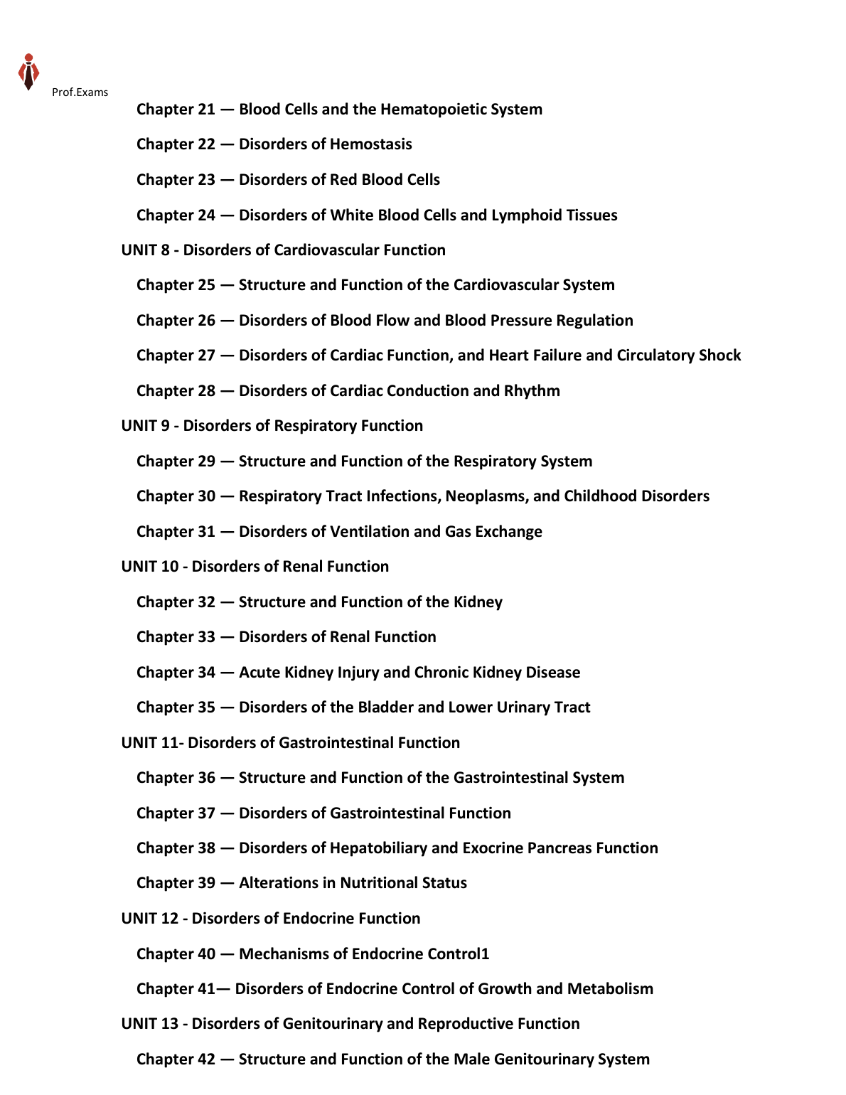Pathophysiology Test Bank Porth 5th Ed 2026/27