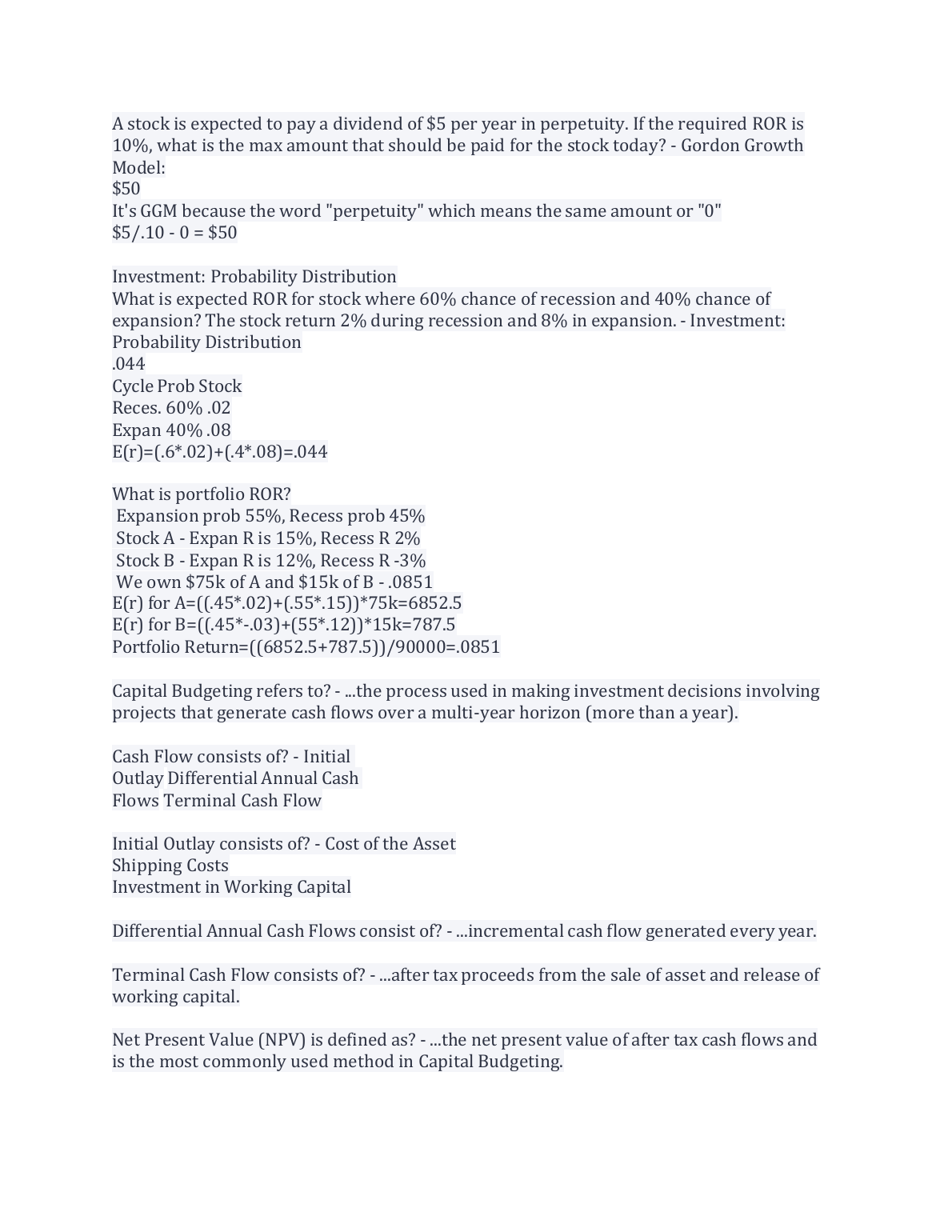 WGU C214 Financial Management OA Study Set 2024 IMG-1