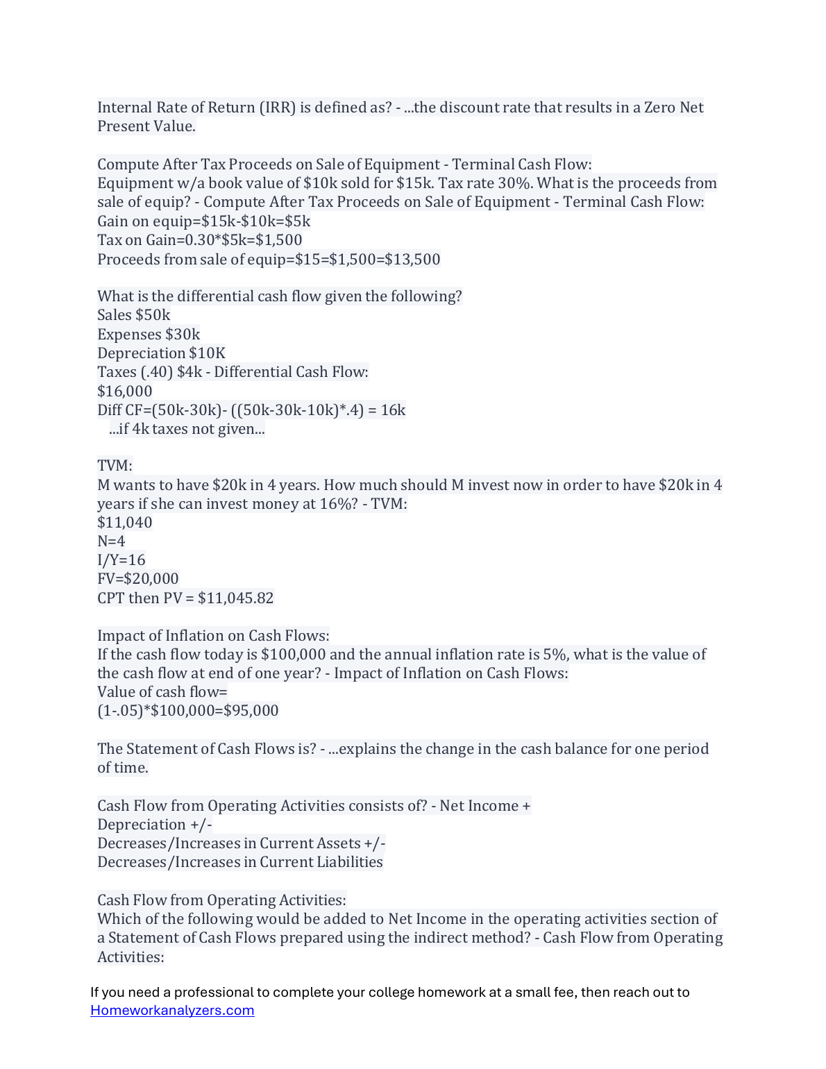 WGU C214 Financial Management OA Study Set 2024