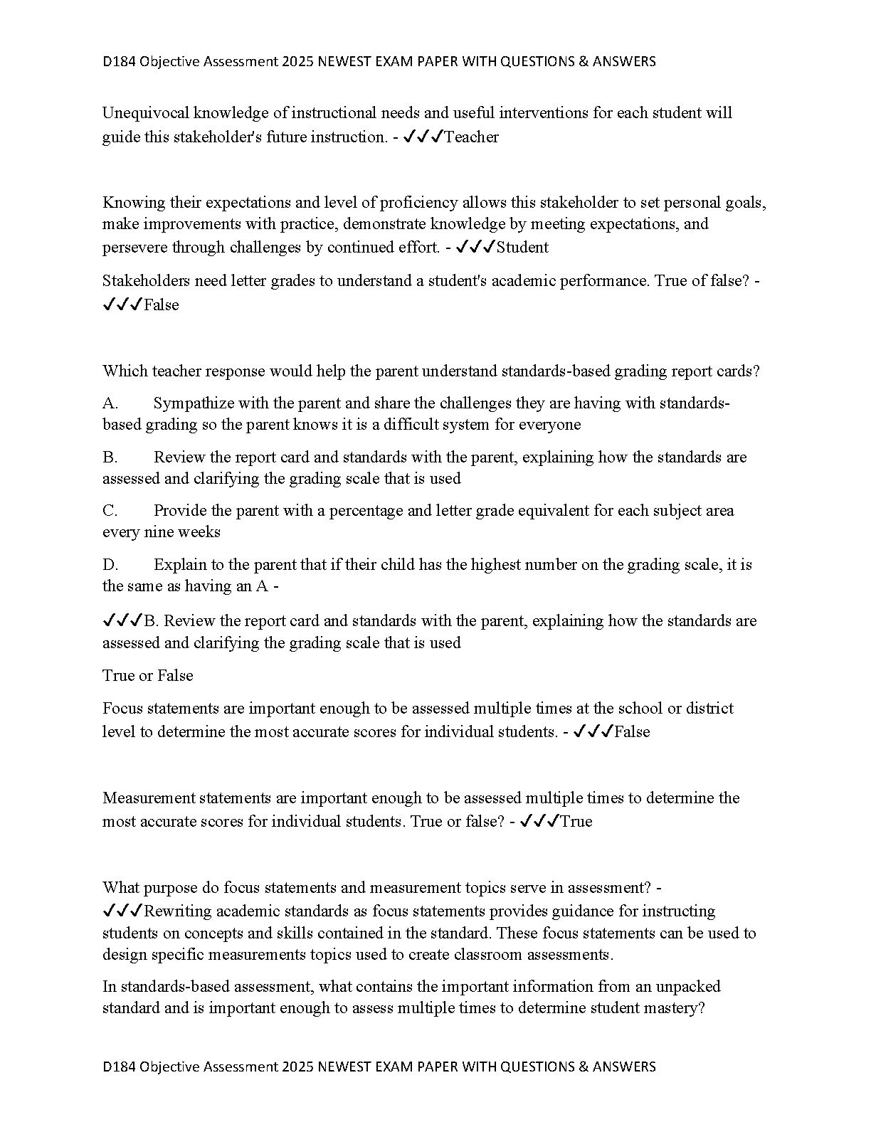 WGU D184 Test Bank 2025 Innovative Strategy Exam Questions IMG-3