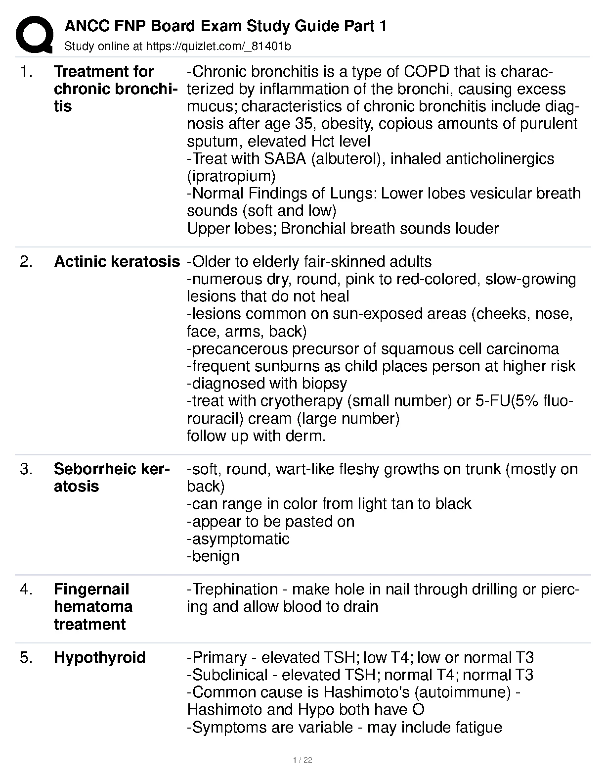 ANCC FNP Board Exam Study Guide 2026/2027 Key Topics