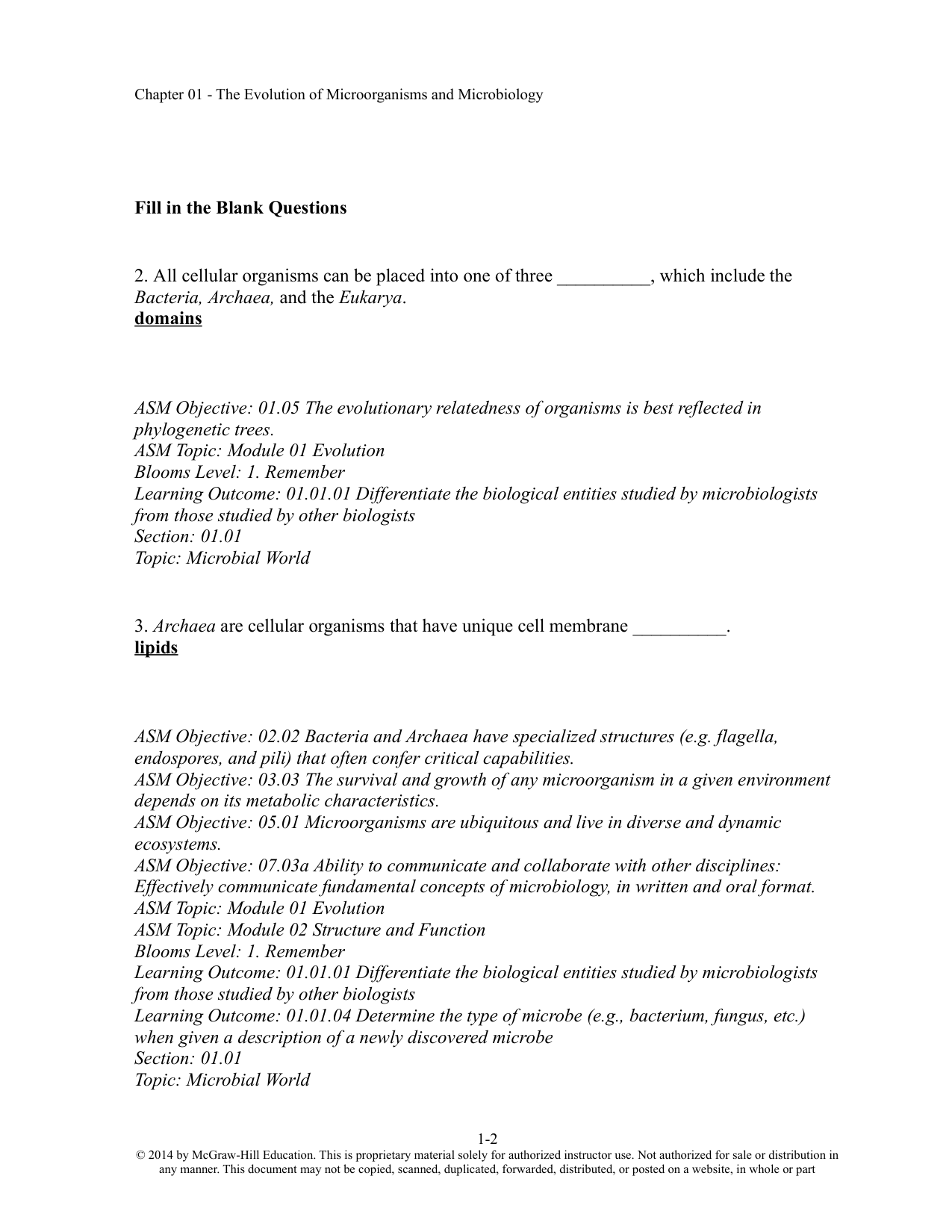 Prescotts Microbiology 9th Edition Test Bank