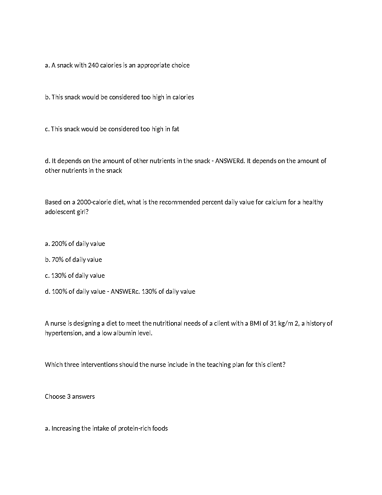 WGU C787 Nutrition Exam Study Guide IMG-3