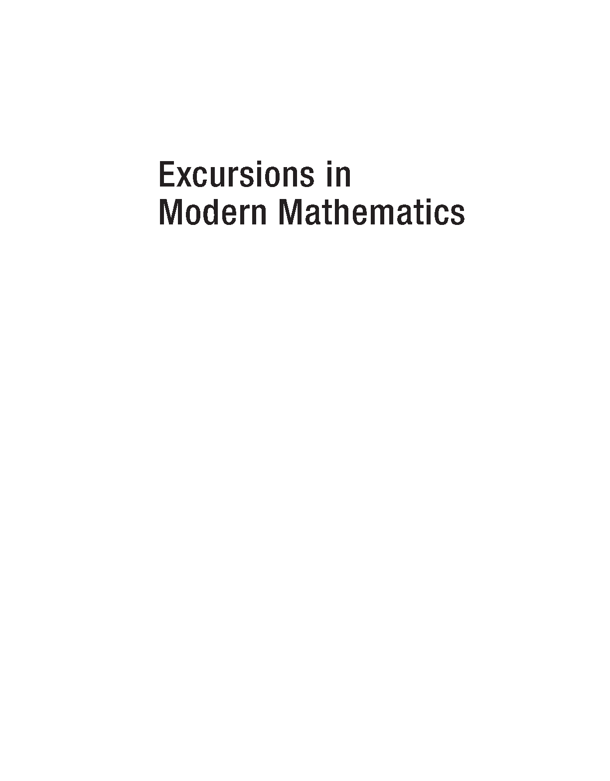 Tannenbaum Excursions in Math 10e Solutions & Test Bank