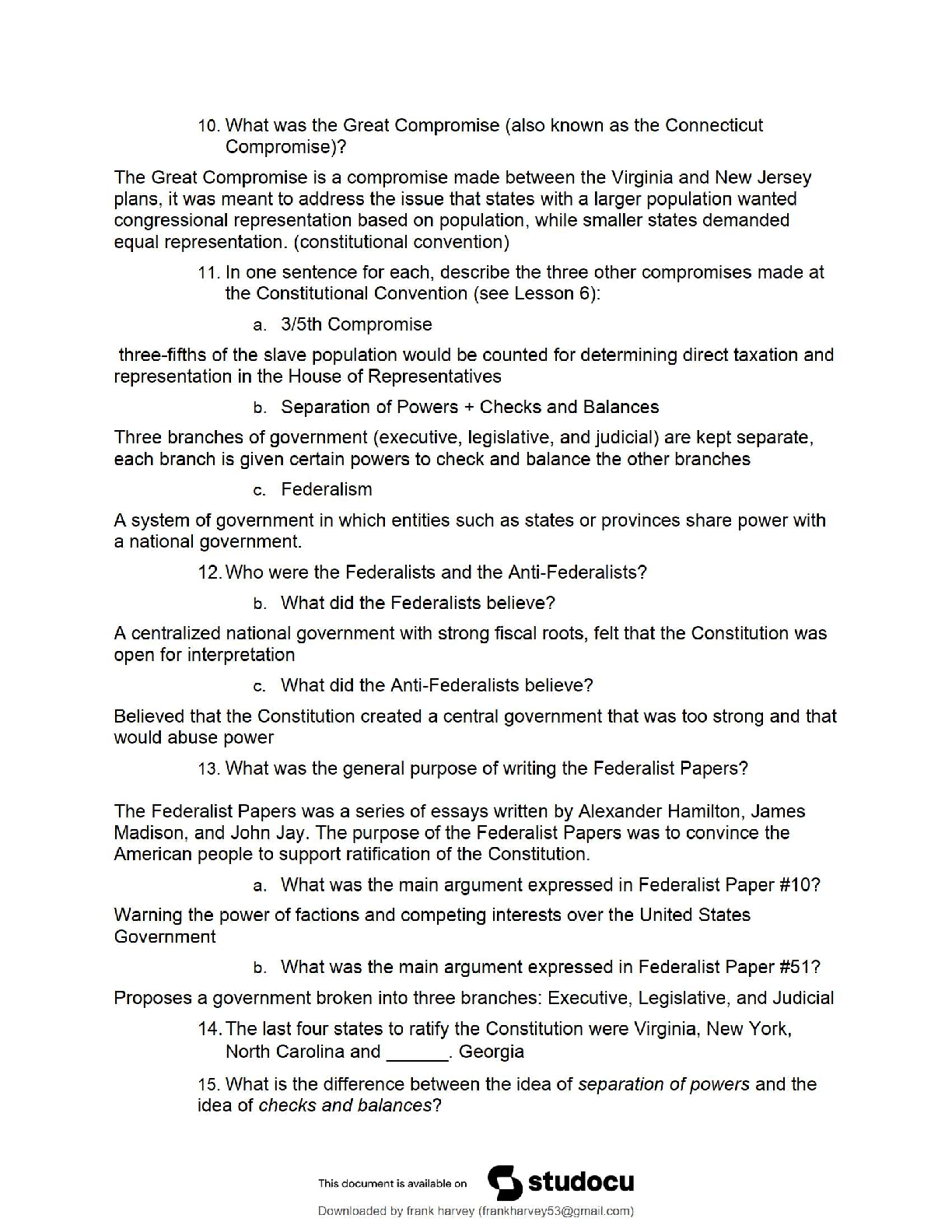 C963 WGU Study Guide Constitutional Democracy IMG-3