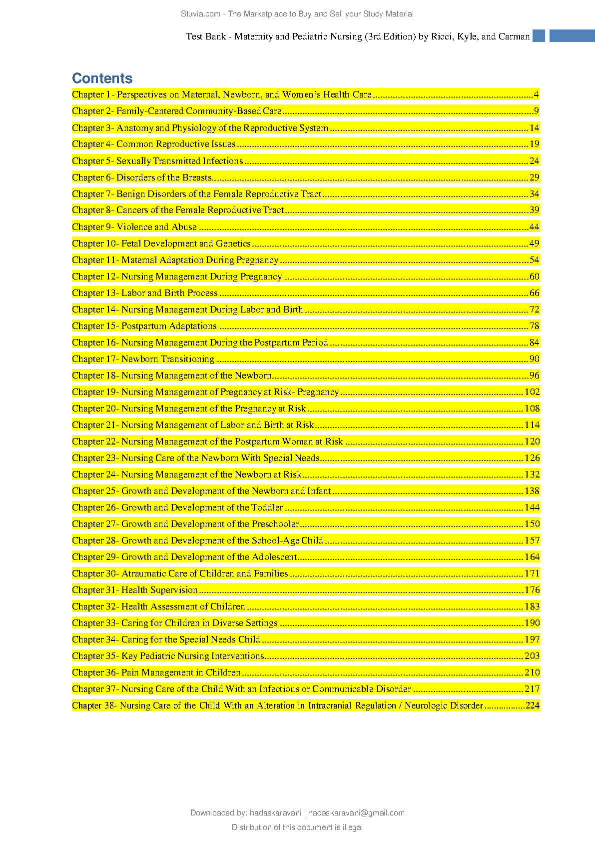 Maternity & Pediatrics Nursing Test Bank 2026/27 IMG-3