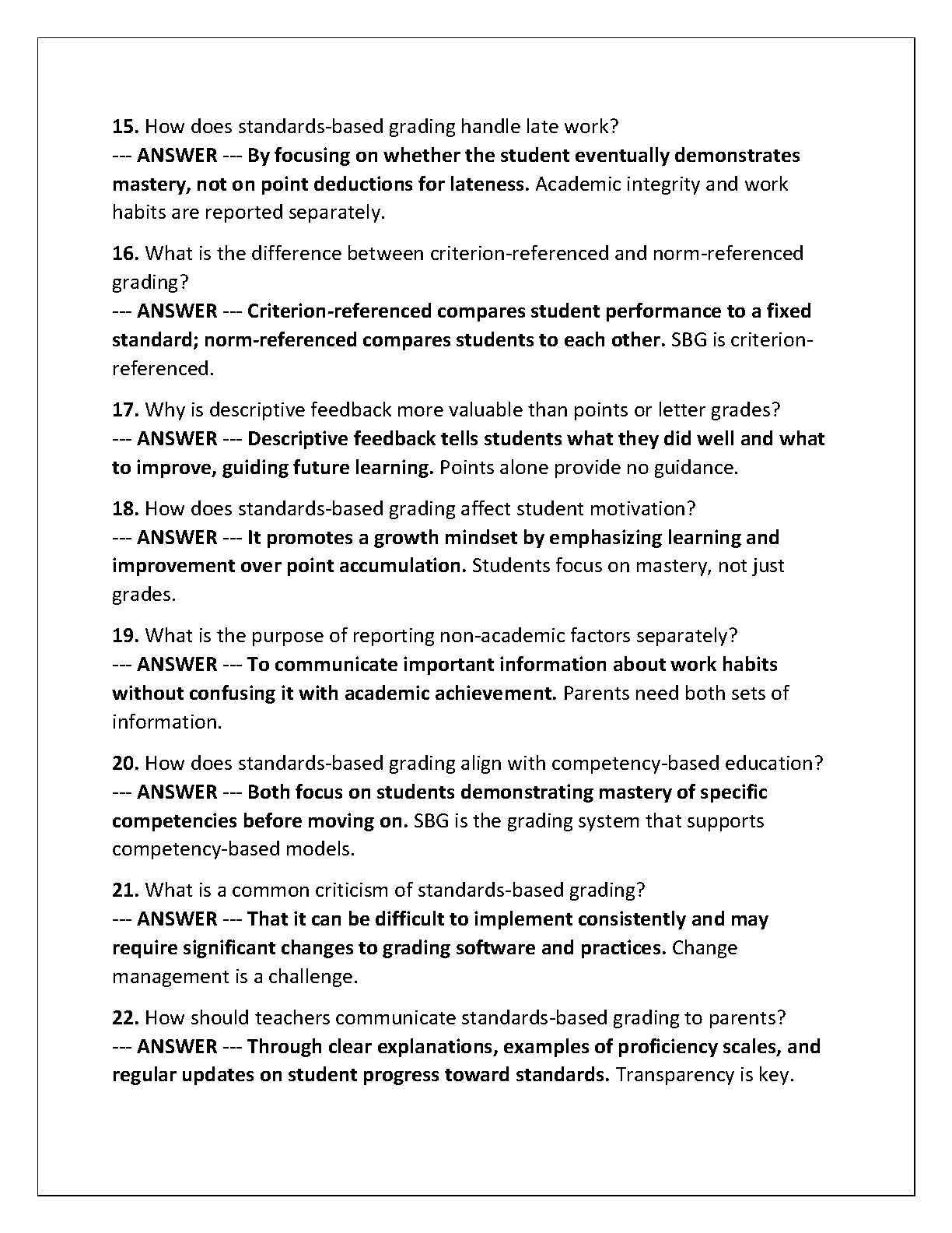 WGU D184 Standards Based Grading Exam Questions and Answers IMG-3