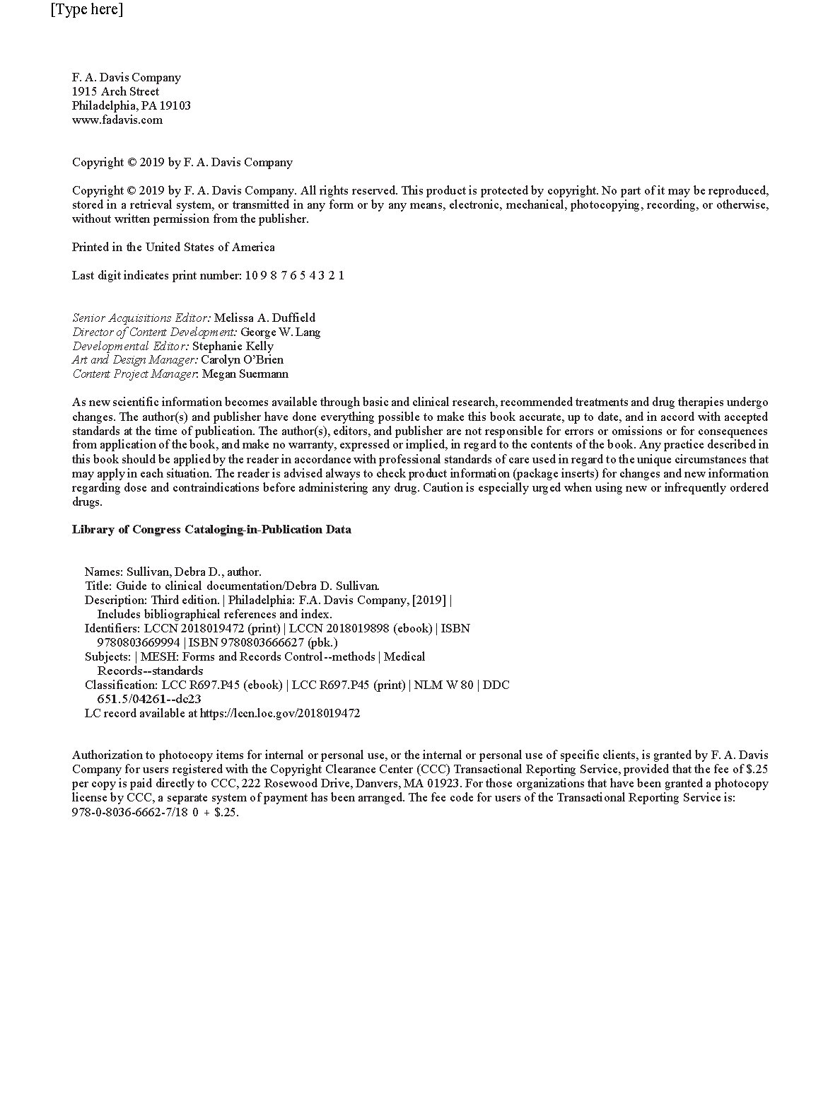 Clinical Documentation Test Bank | Sullivan 3rd Ed Study Guide IMG-3