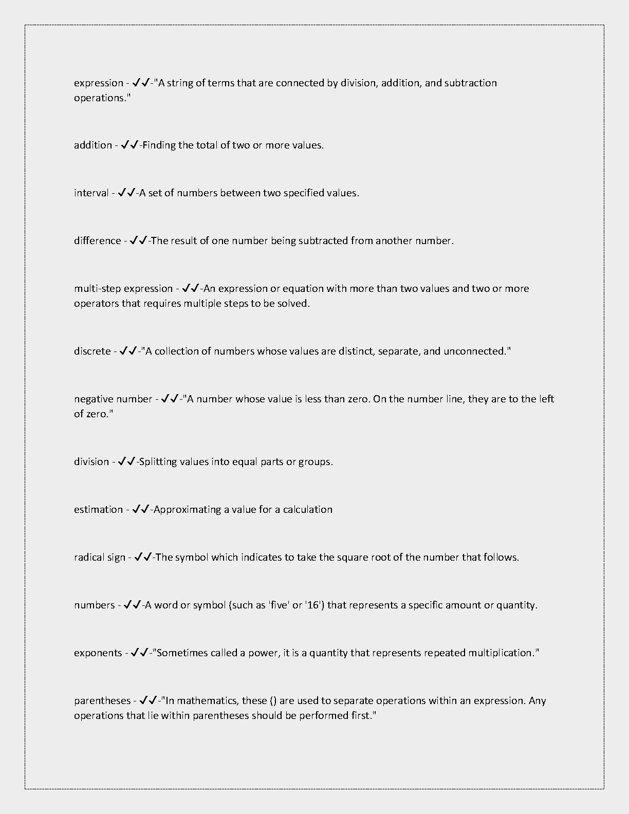 WGU C955 Terms Formulas A+ Study Guide 2024