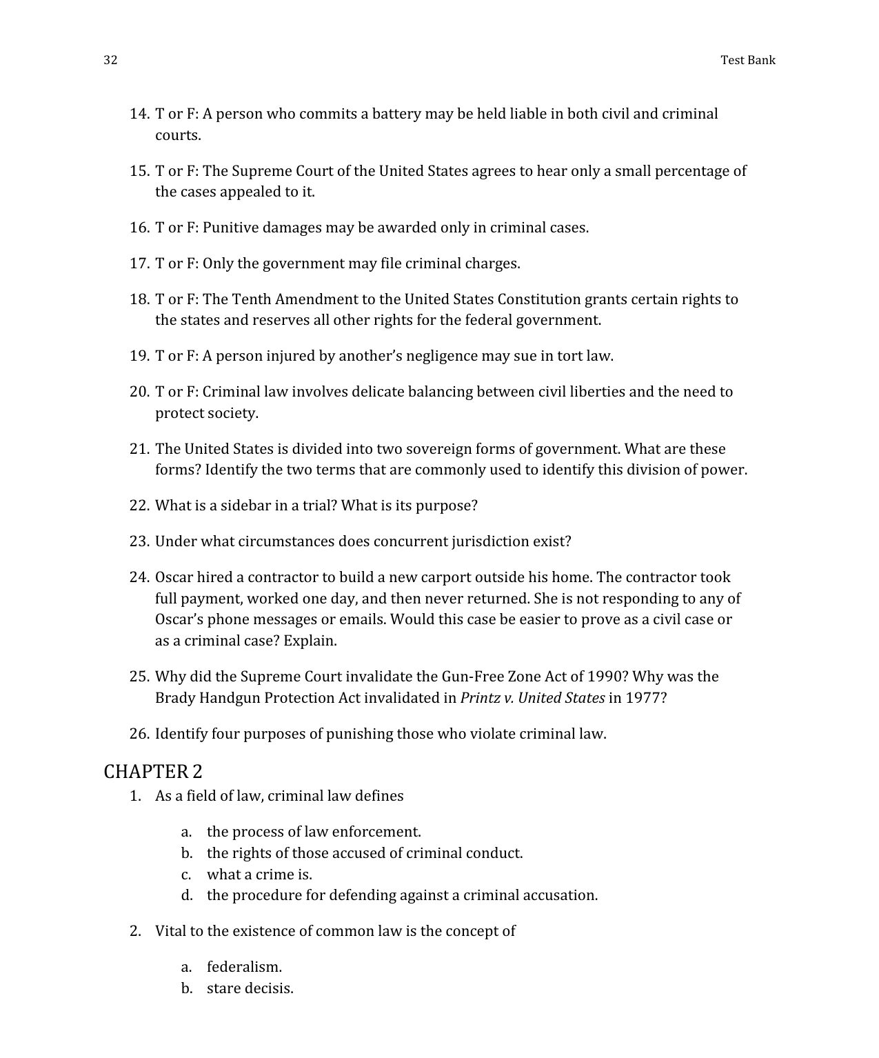 Criminal Law and Procedure 7th Edition Test Bank IMG-3