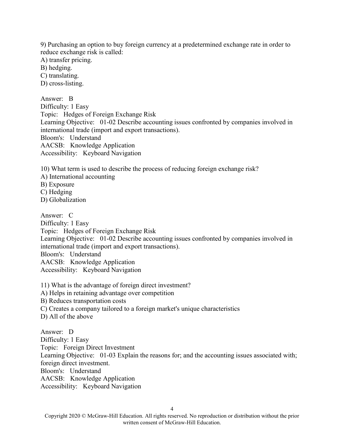 International Accounting 5th Edition TEST BANK IMG-1