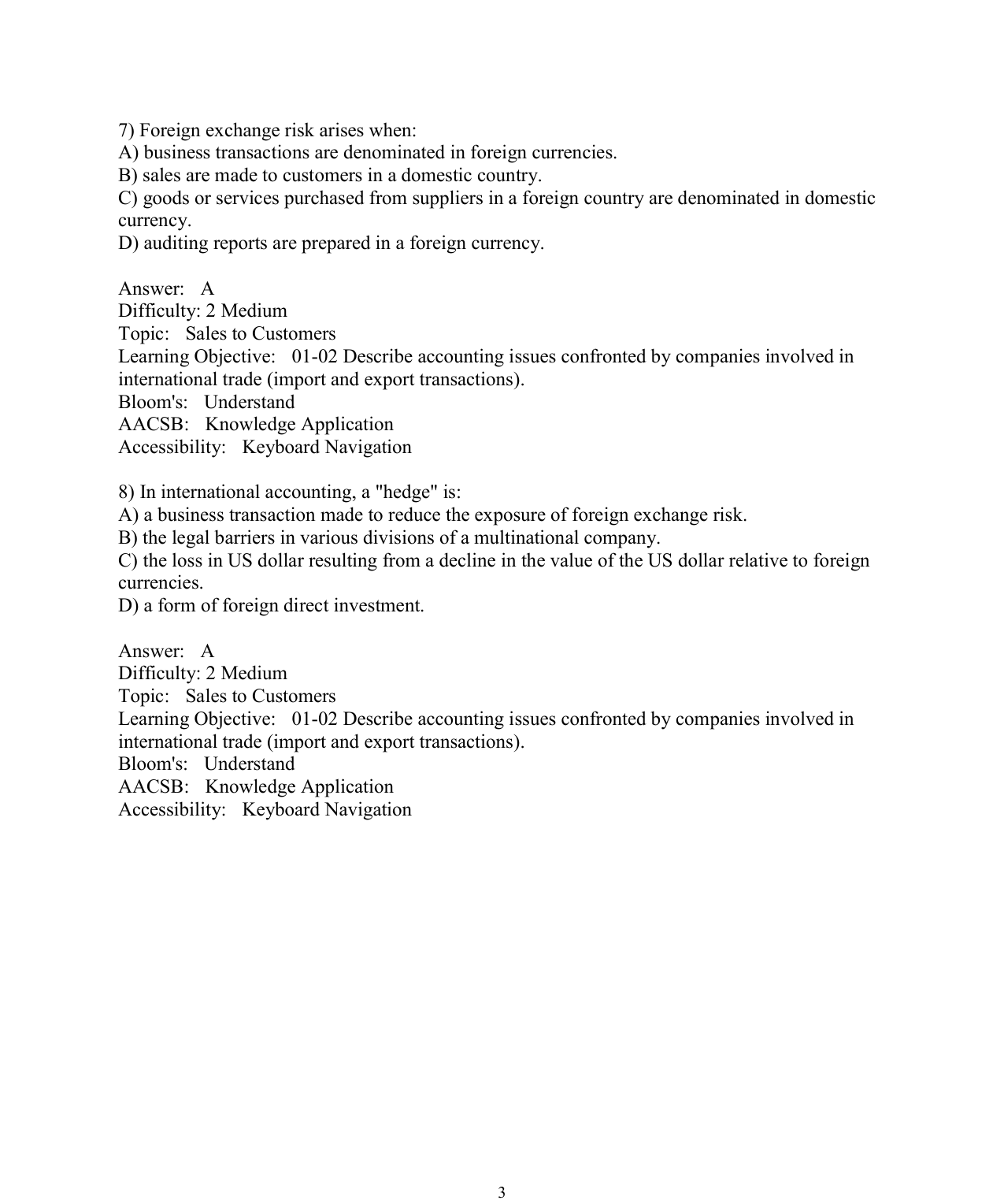 International Accounting 5th Edition TEST BANK IMG-3