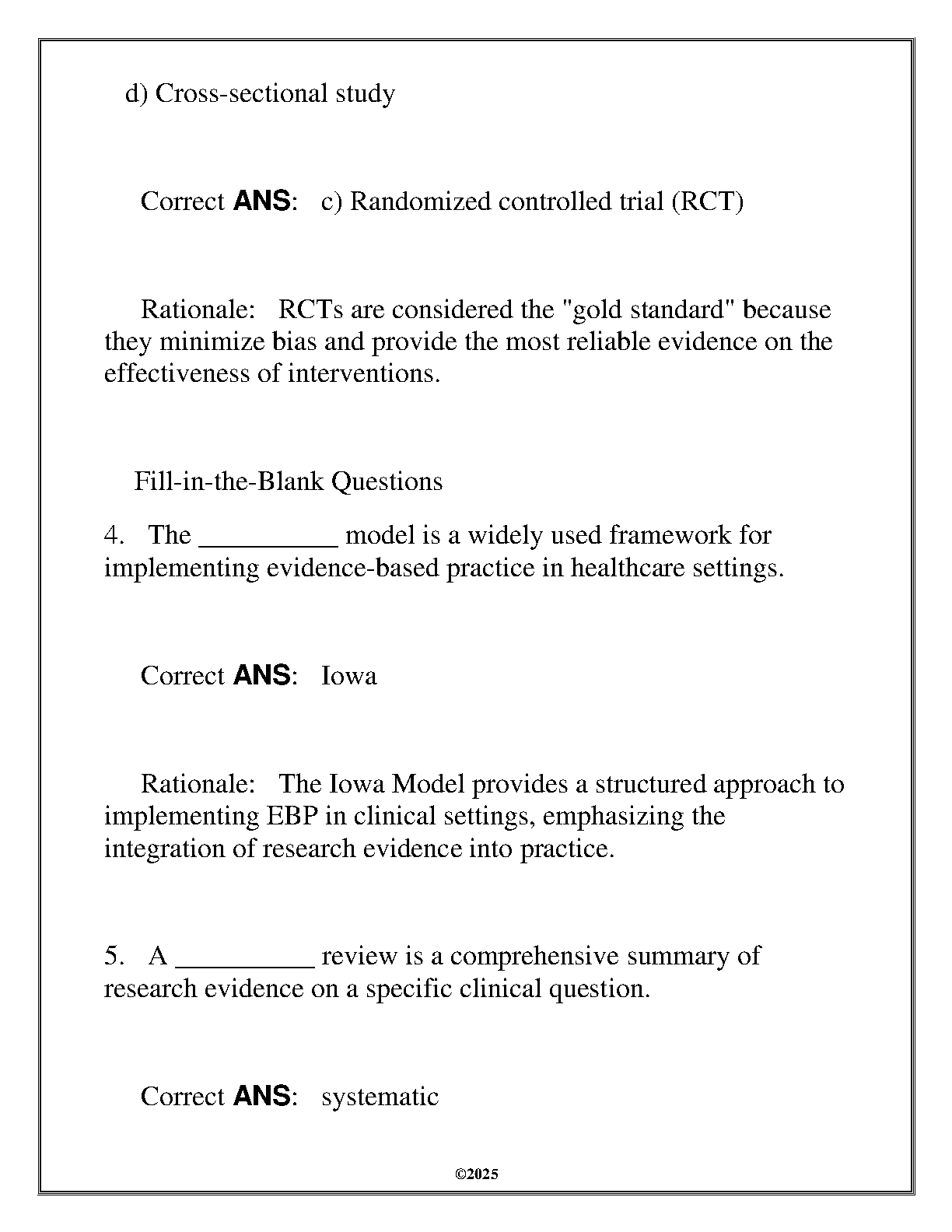 WGU HLTH 2320 Exam Prep 2025 Evidence Based Practice Q&A IMG-3