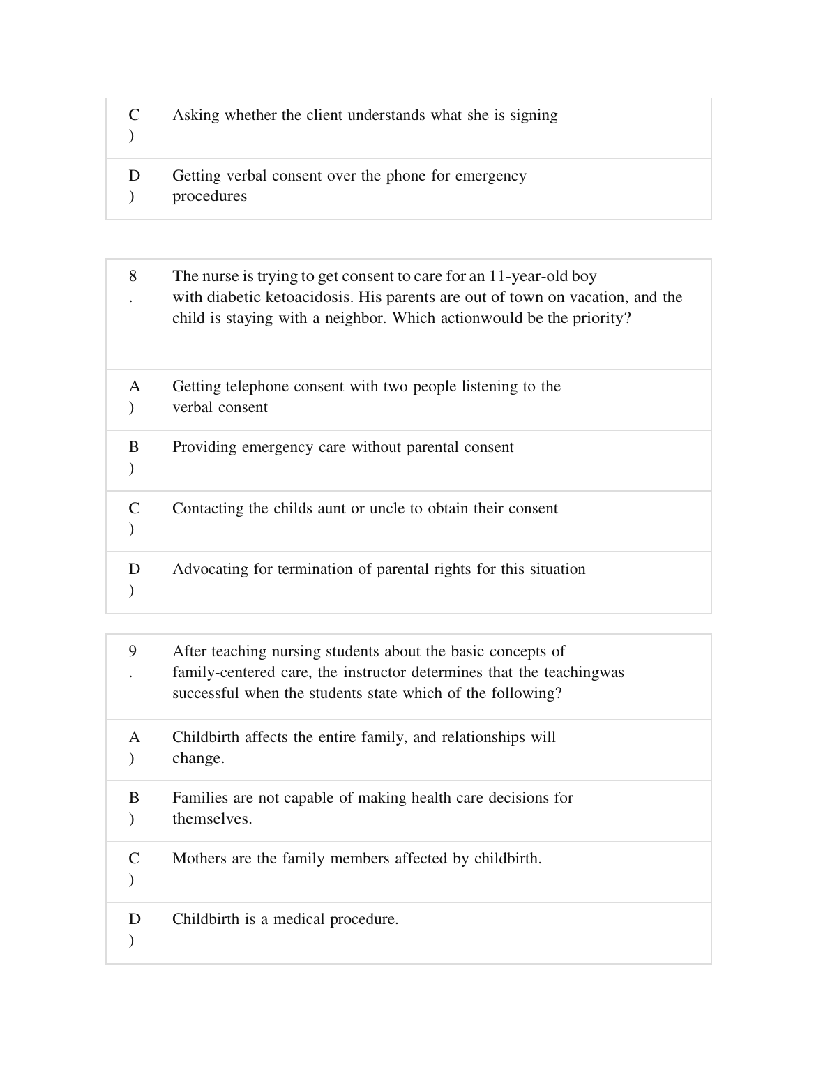 Maternity Nursing 5e Test Bank 2026/27 IMG-1