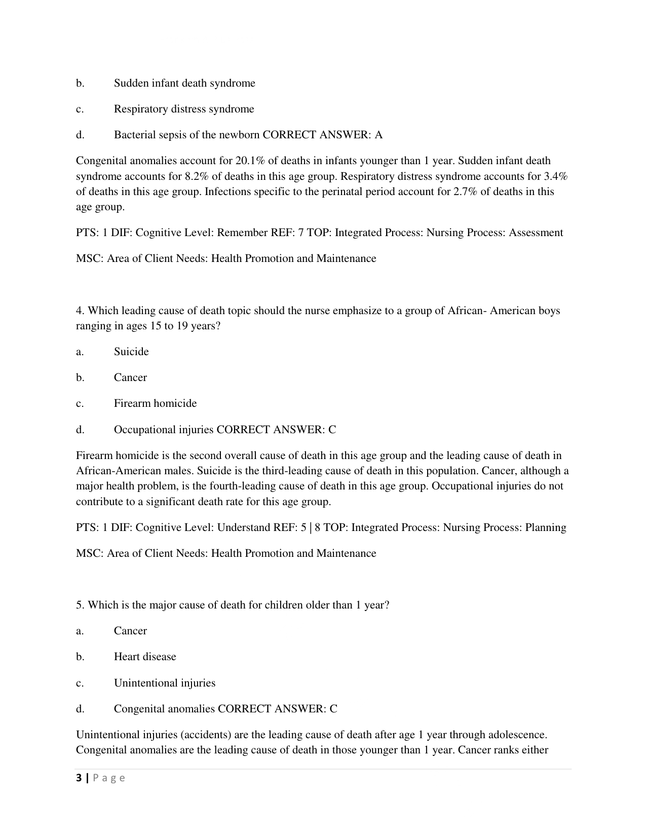 Essentials of Pediatric Nursing 5th Edition TEST BANK IMG-3