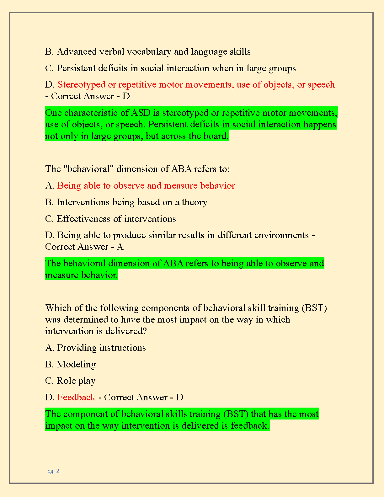 QABA Exam Test Bank 2026/2027 | ABA Practice Questions & Answers