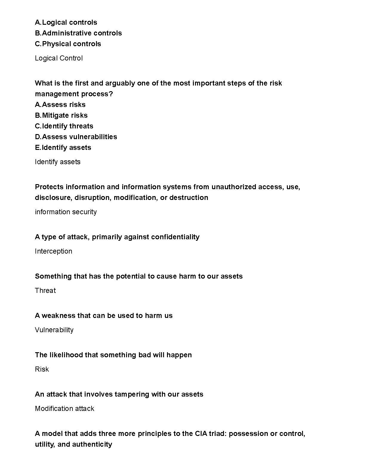 WGU C836 Info Security Test Bank 2025 Answers Guide