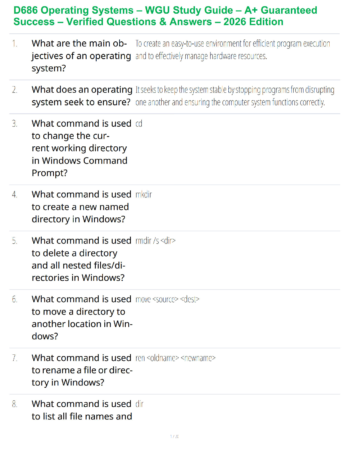 WGU D686 Operating Systems Study Guide 2026 IMG-1