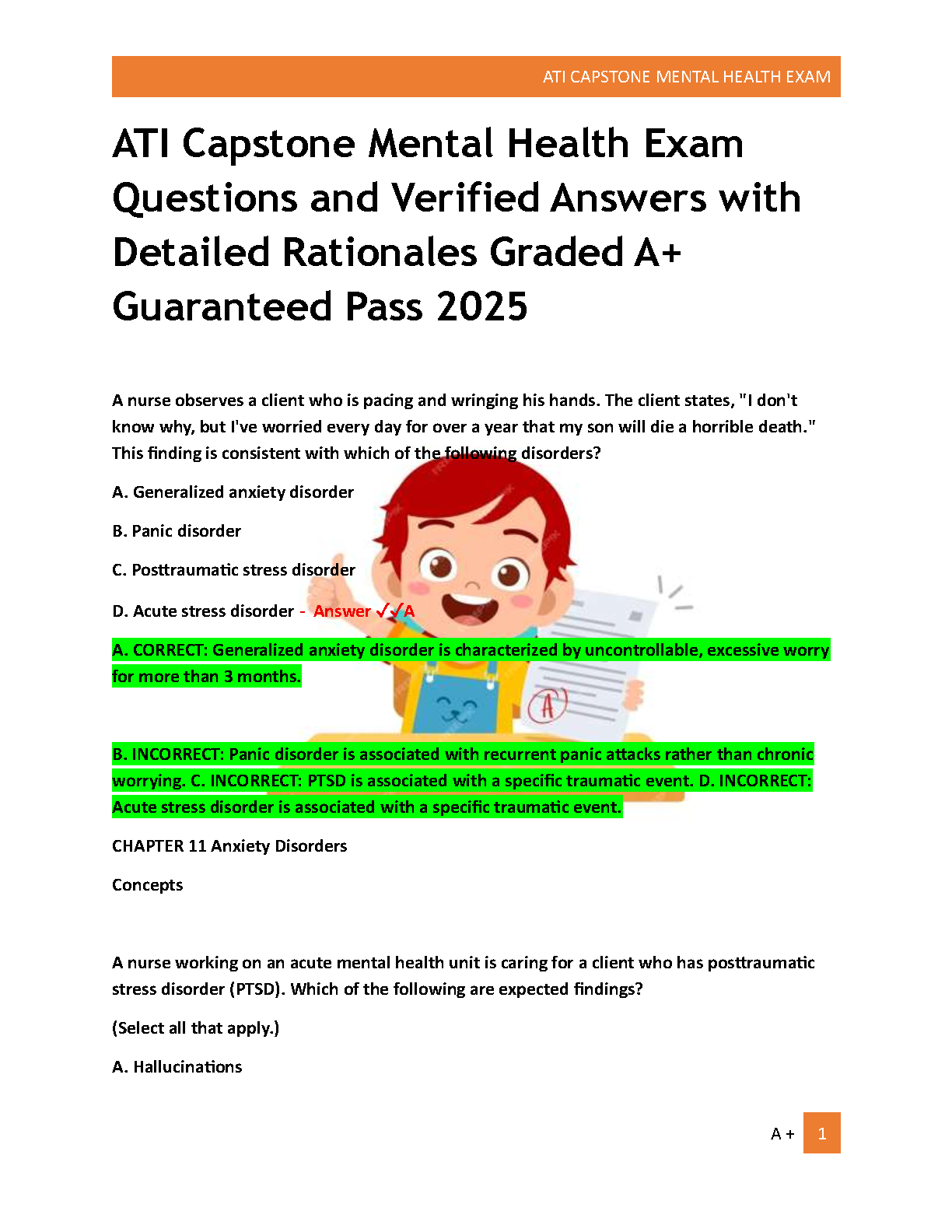 ATI Mental Health Exam Guide 2026/27 IMG-1
