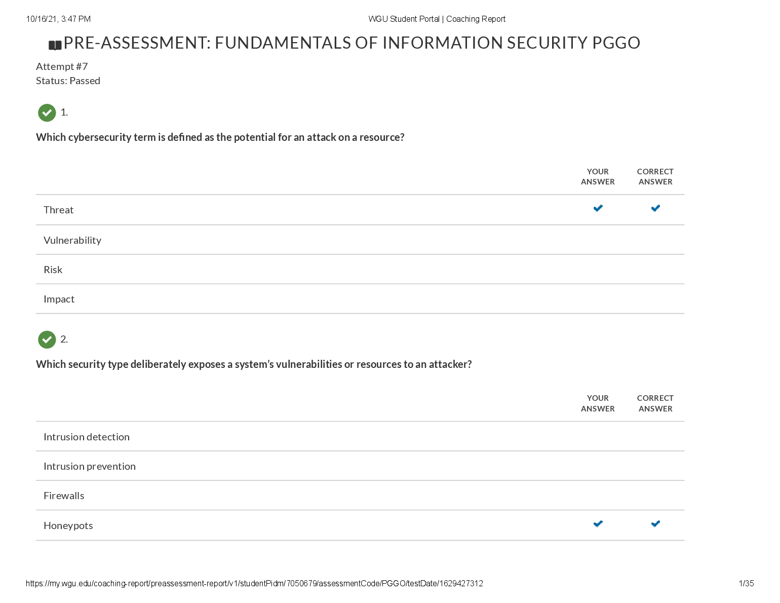 WGU InfoSec Fundamentals Study Guide with Exam Prep Tips and Strategy