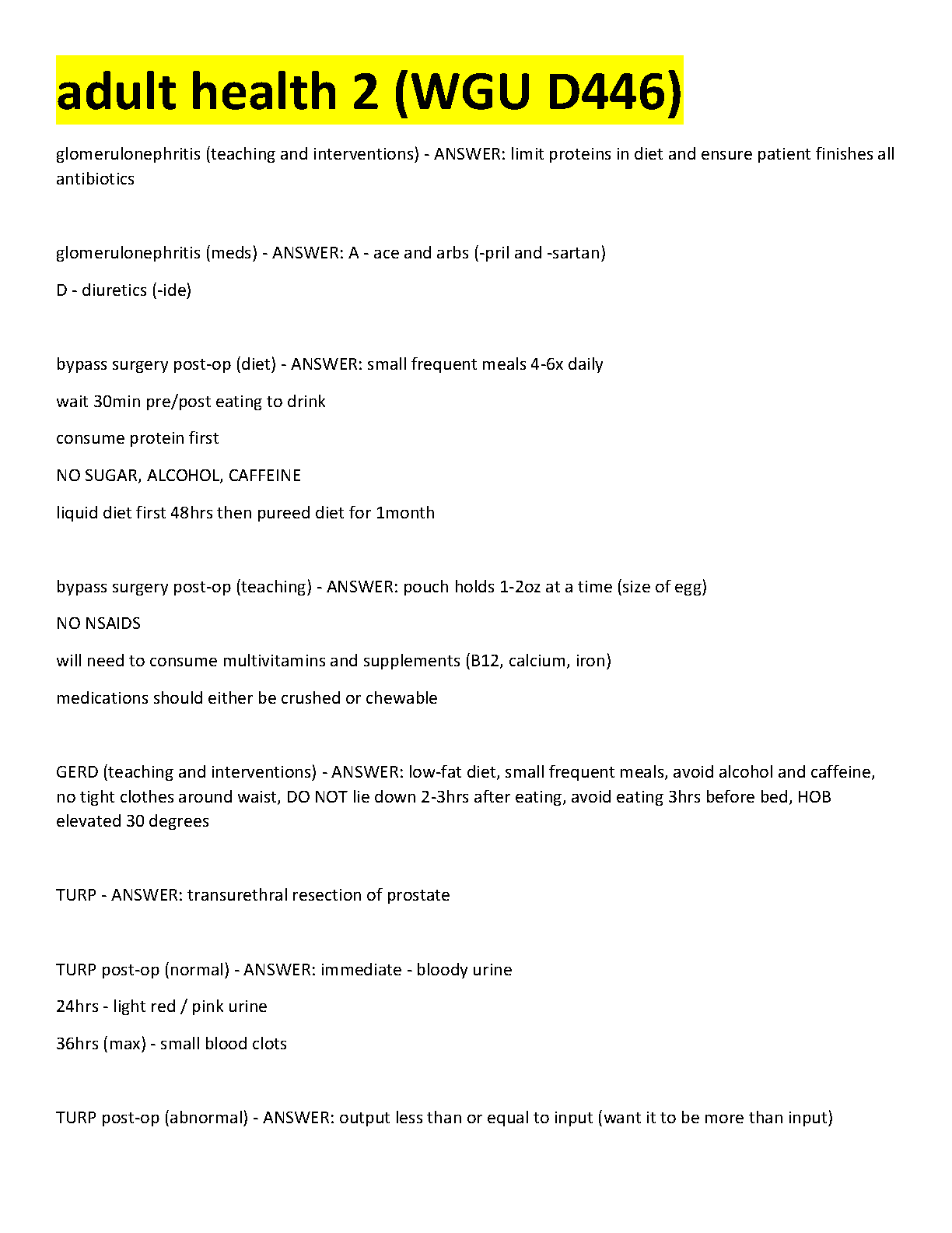 WGU D446 Adult Health 2 Study Guide 2025 Exam Prep IMG-1