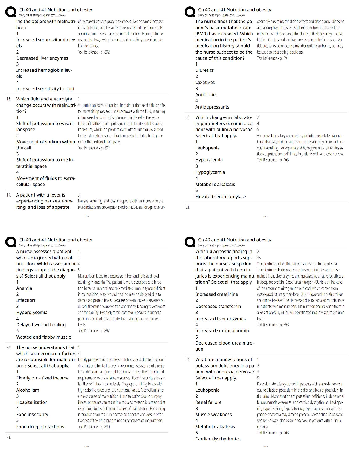 Test Bank Lewis Med Surg Ch 40-41 Nutrition Obesity 2026/27 IMG-3