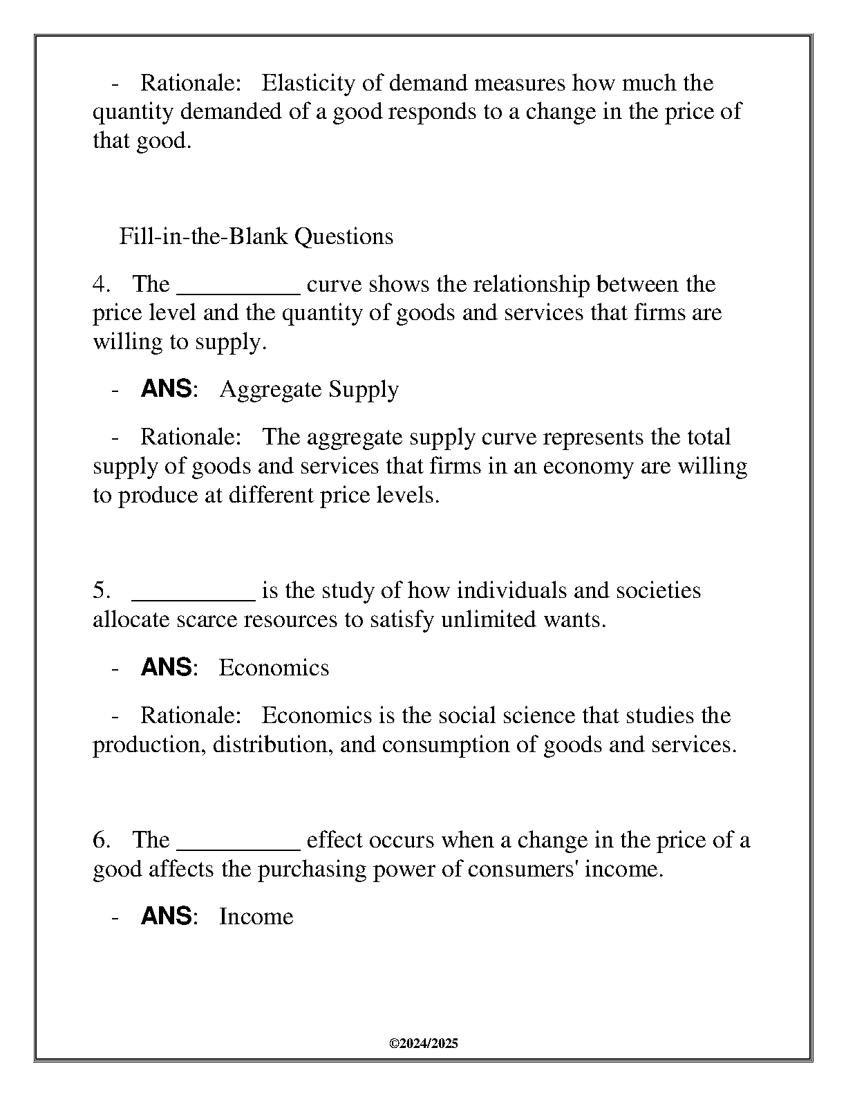 ECON 2000 Final Exam Solutions WGU 2025 IMG-3