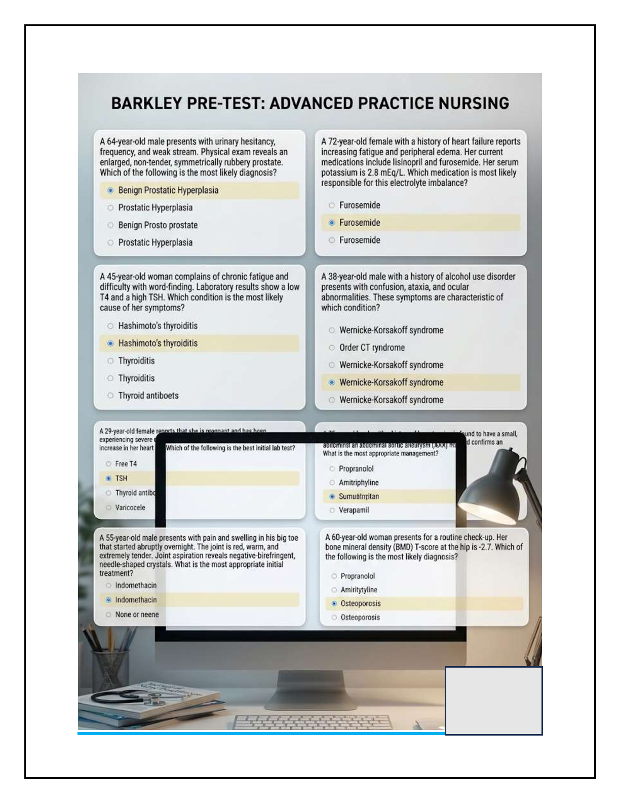 NRNP Barkley Pre Test 2026 2027 Study Guide with Answers and Rationales IMG-3