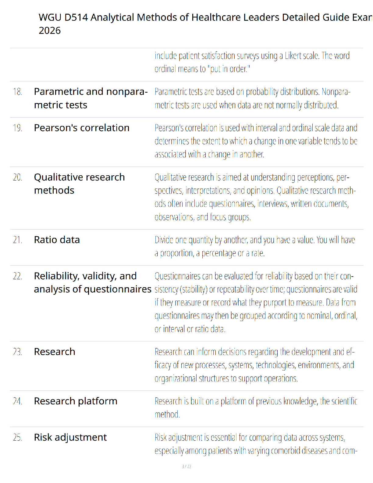 WGU D514 Study Guide Analytics for Healthcare Leaders 2026/27 IMG-3