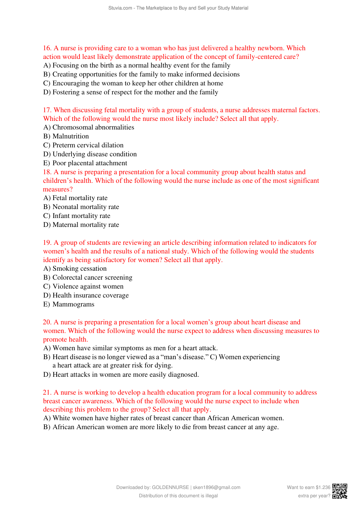 Wong Maternity Pediatric Nursing Test Bank 2026/27 Edition IMG-3