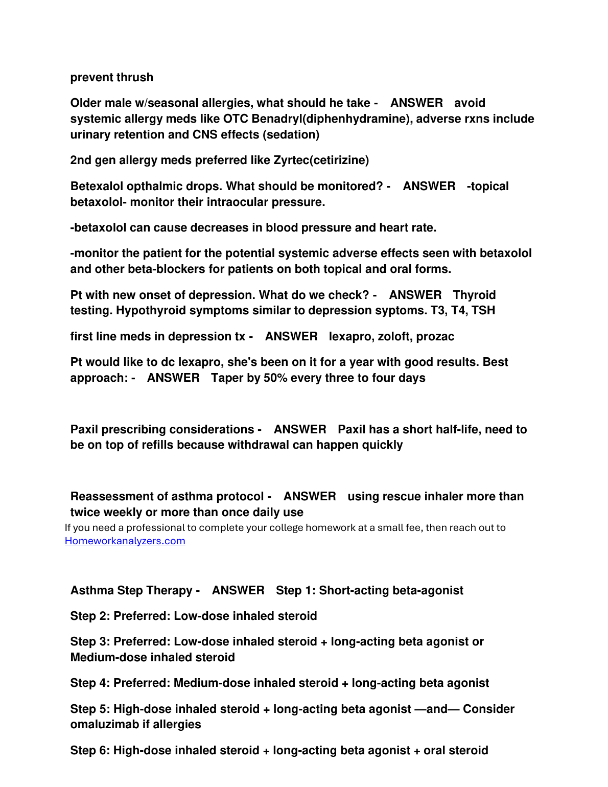 NUR 635 Advanced Pharmacology Exam Prep 2026/27