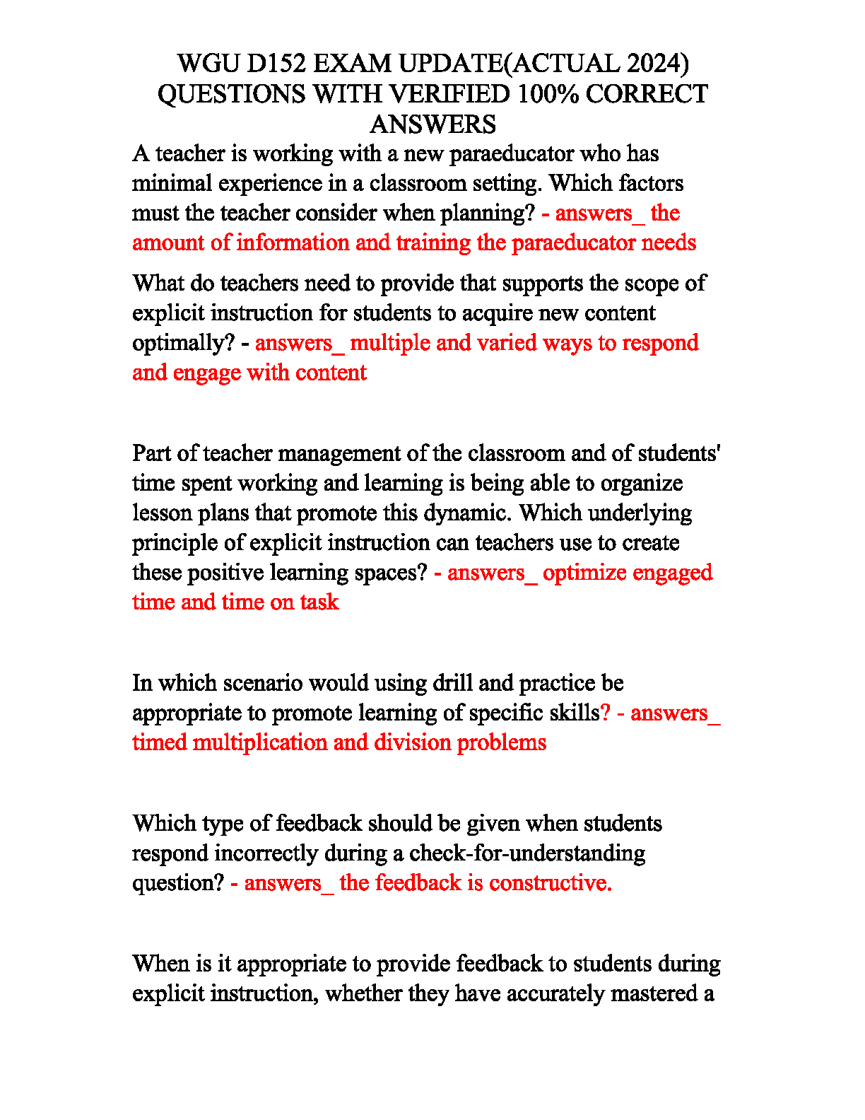 WGU D152 Study Guide Q&A Pass First Attempt IMG-1