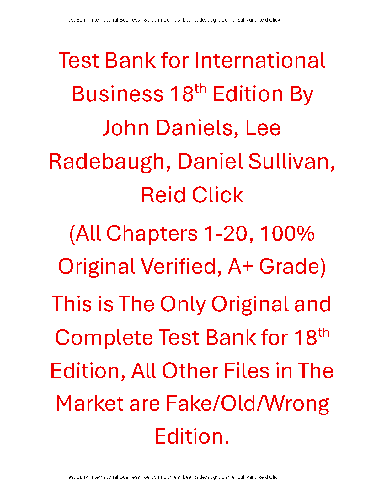 International Business 18e Test Bank Chapters 1-20 Verified IMG-1