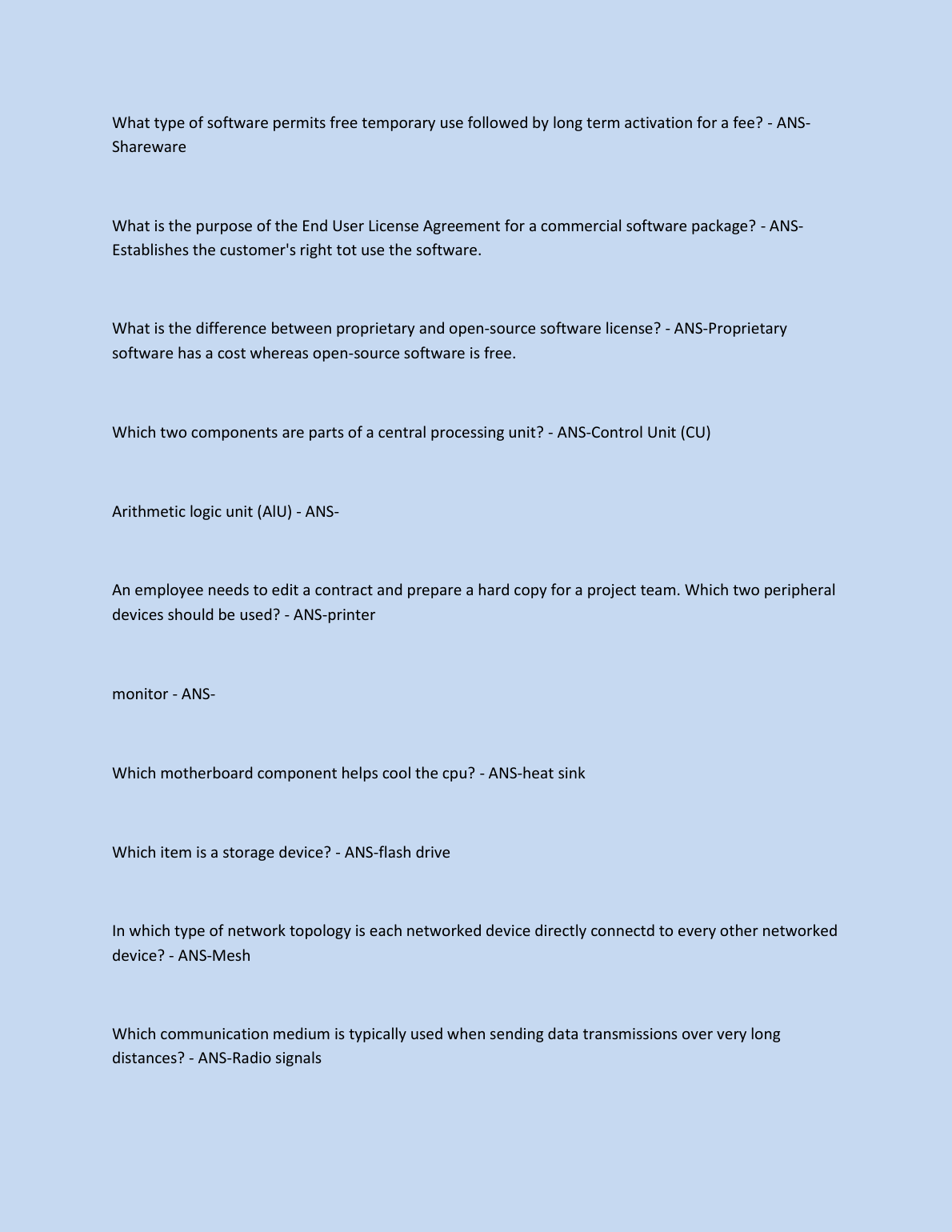 WGU C182 Final Exam Study Set Q&A 2024 | First Attempt Success