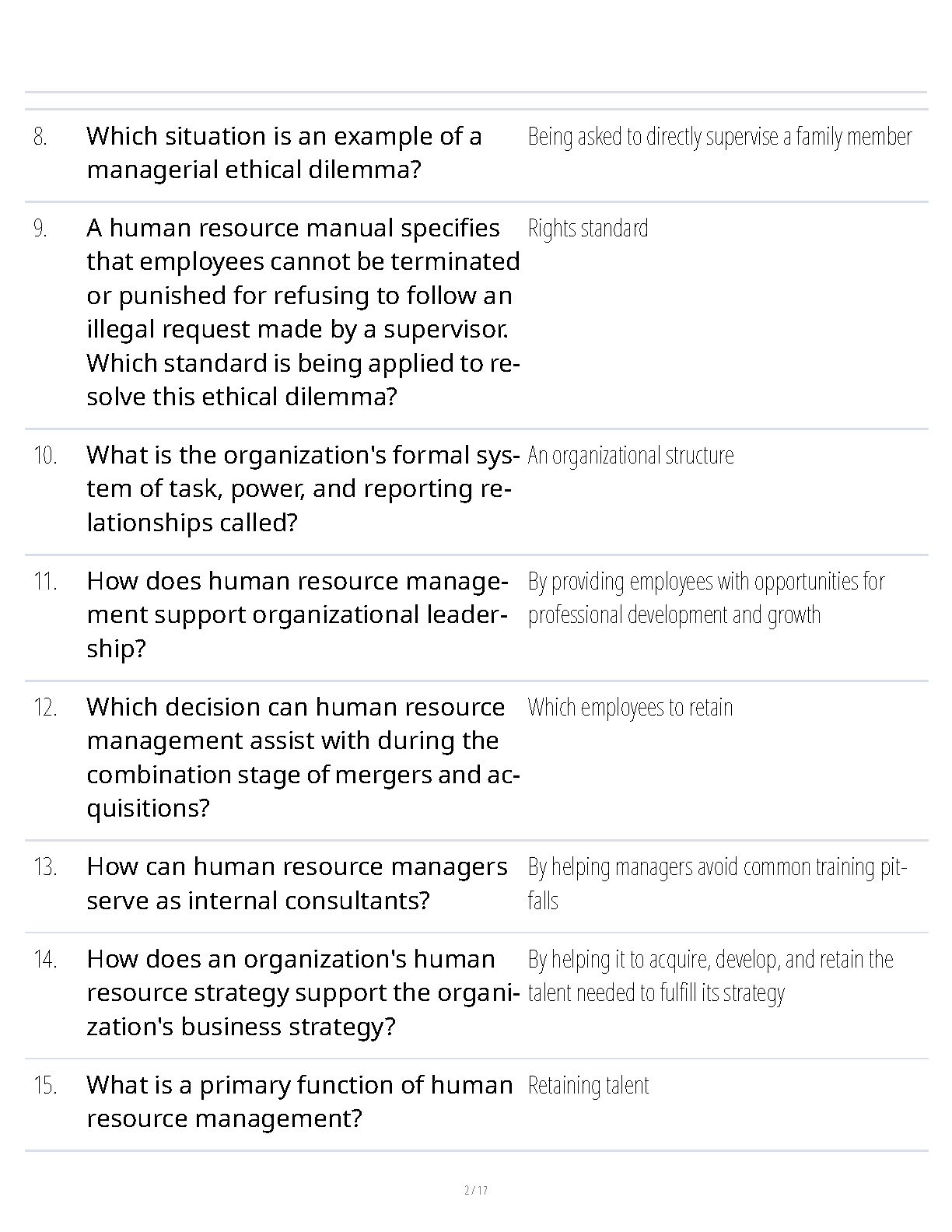 WGU C202 Business Management Study Guide 2024/2025