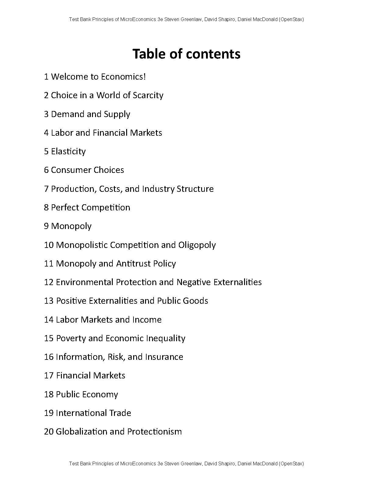 Microeconomics Test Bank Greenlaw Shapiro Complete MCQs and Essays IMG-3