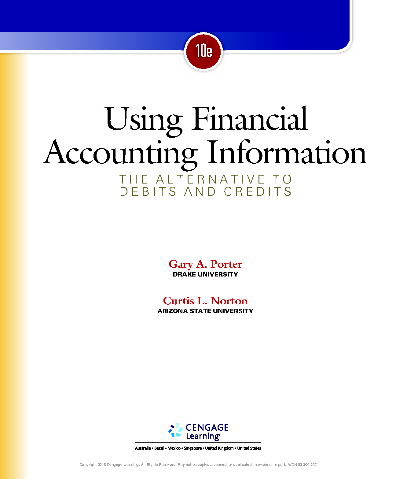 Financial Acctg Info 10e Test Bank & Solutions Porter Norton