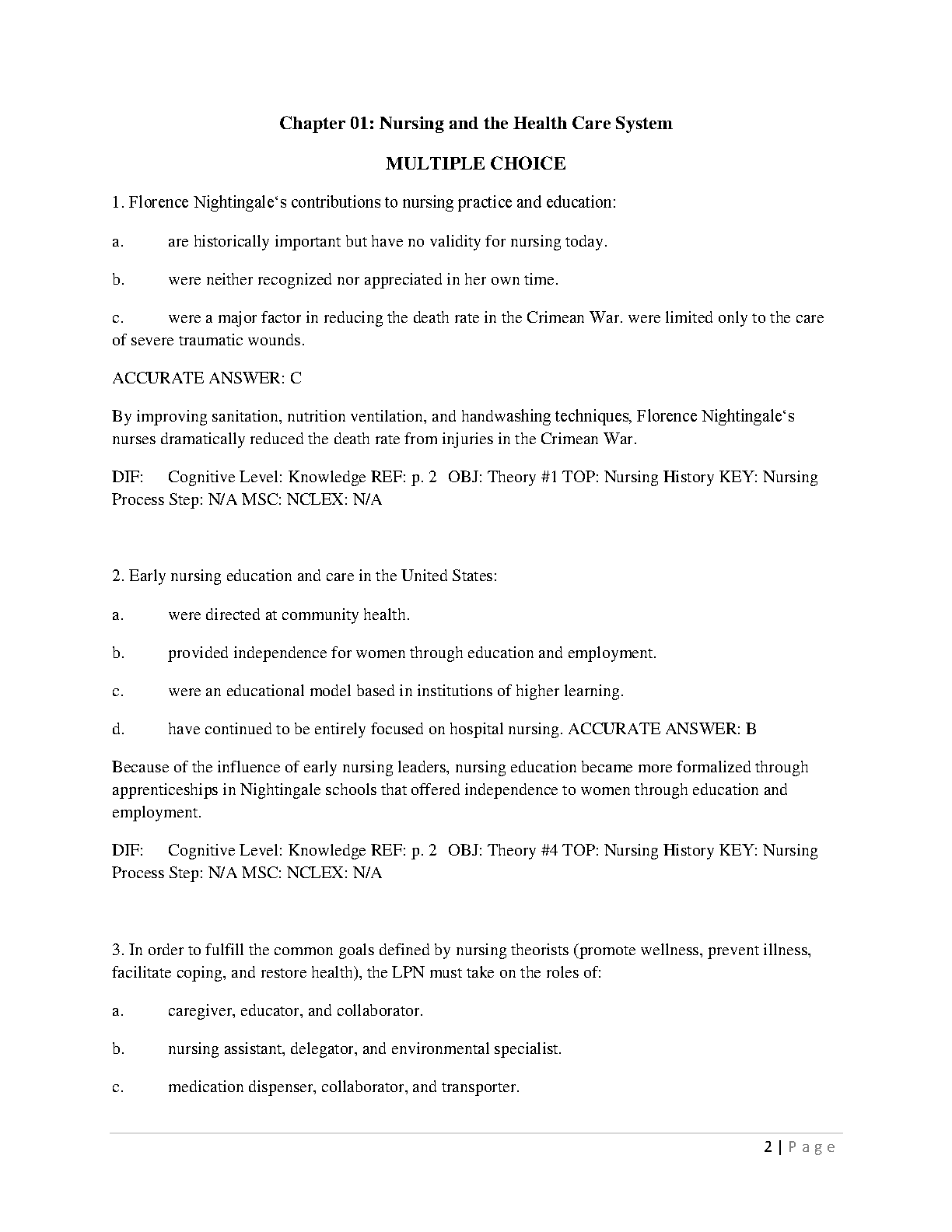 Fundamental Nursing Test Bank 2026/2027 | 41 Chapters