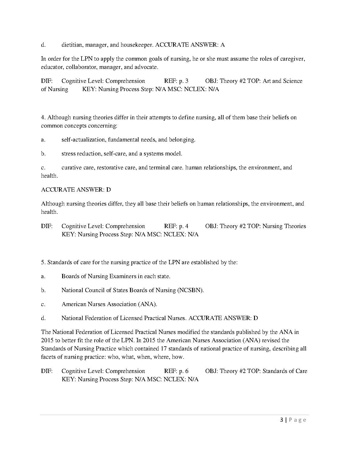 Fundamental Nursing Test Bank 2026/2027 | 41 Chapters IMG-3