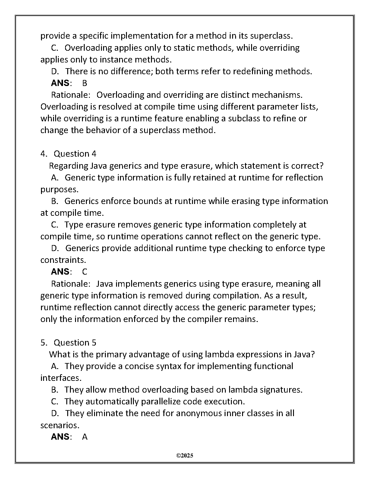 ITSW 3172 Java Fundamentals Exam Prep & Answers 2025-26 IMG-3