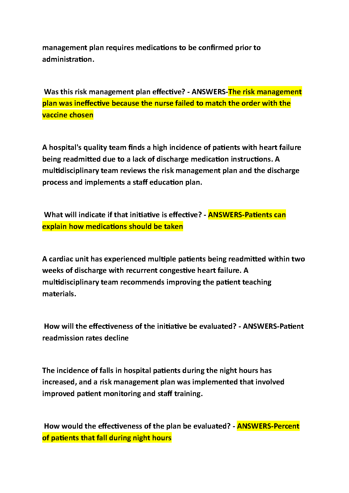 WGU C430 Healthcare Quality Improvement Exam Prep 2025