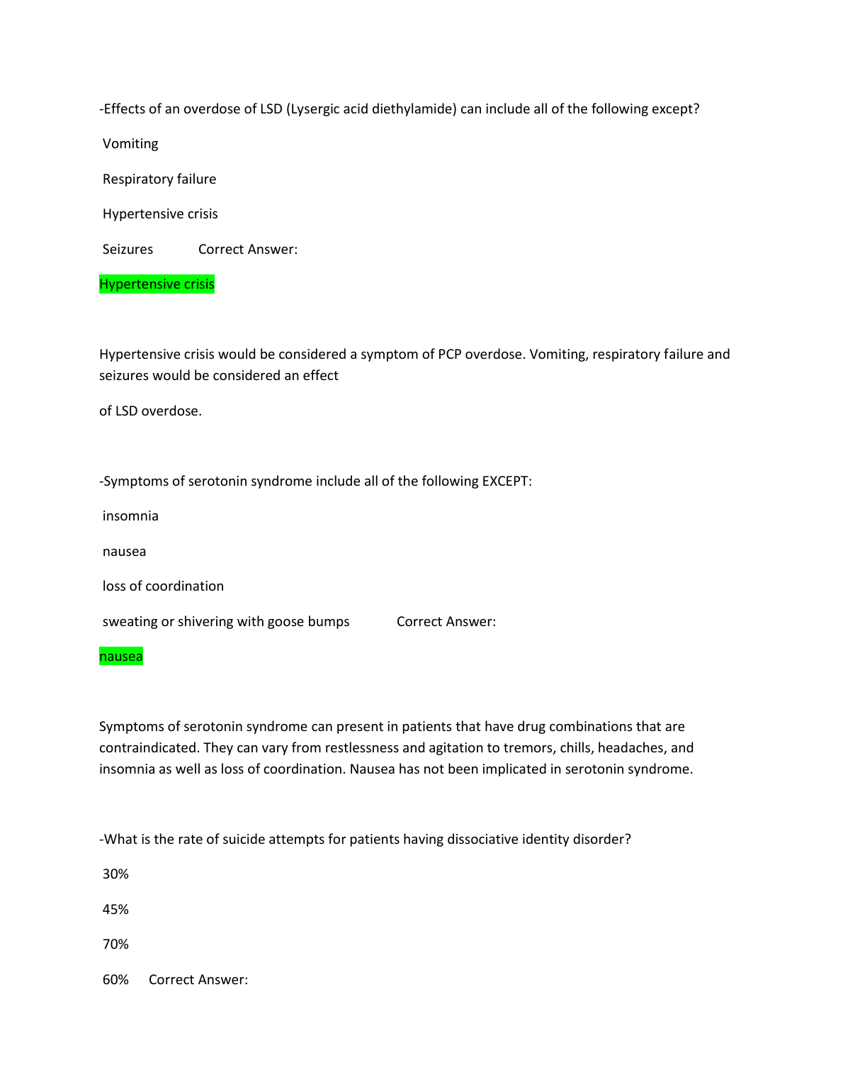 ANCC PMHNP Test 1 Qs & As 2026/27 Mental Health Nursing IMG-1