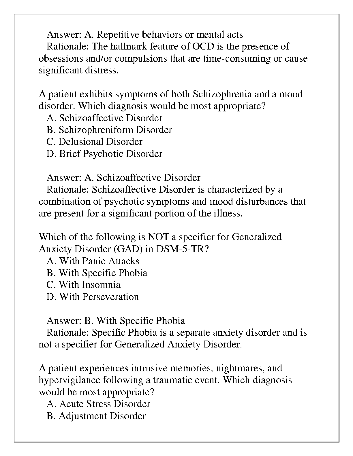 ANCC PMHNP CBT Exam Guide 2026 Diagnosis Qs As IMG-3