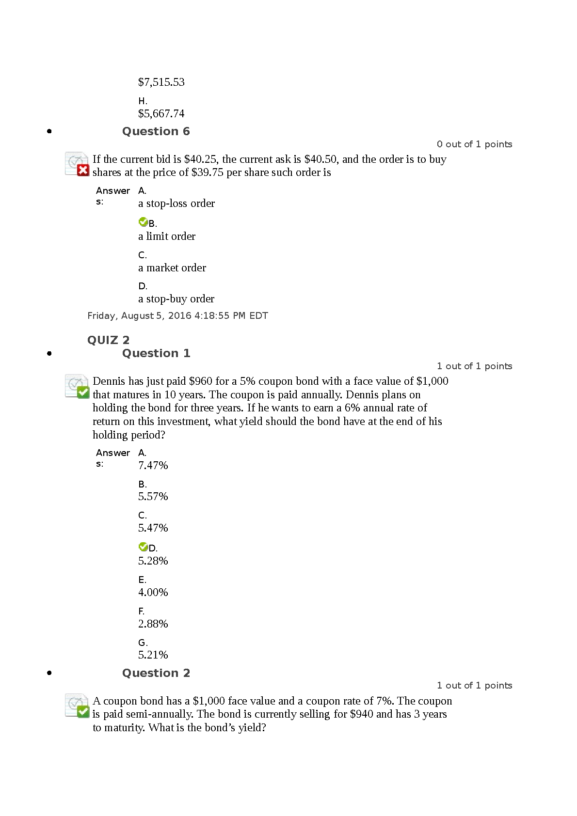 WGU C214 Financial Management Quiz 1 Test Bank IMG-3