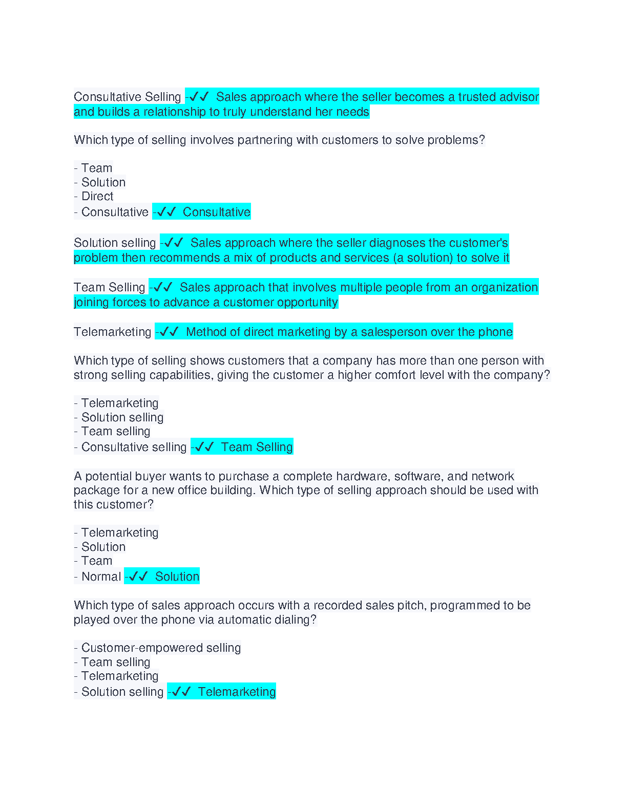 WGU D077 Unit 4 Marketing Sales Exam Q&A Guide 2025