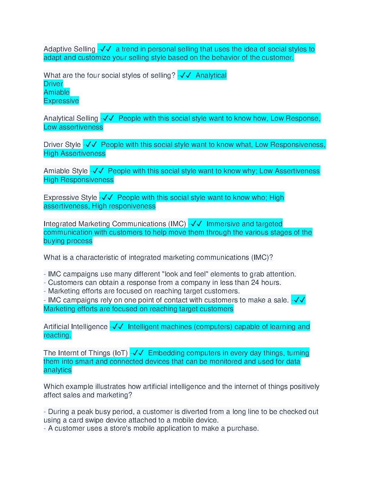 WGU D077 Unit 4 Marketing Sales Exam Q&A Guide 2025 IMG-3