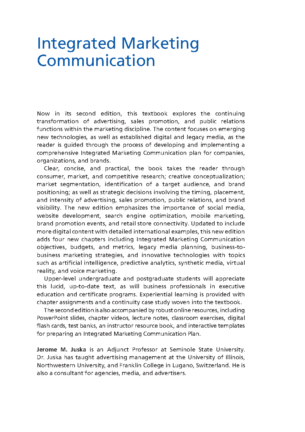 Integrated Marketing Communication Test Bank Juska Solutions IMG-3