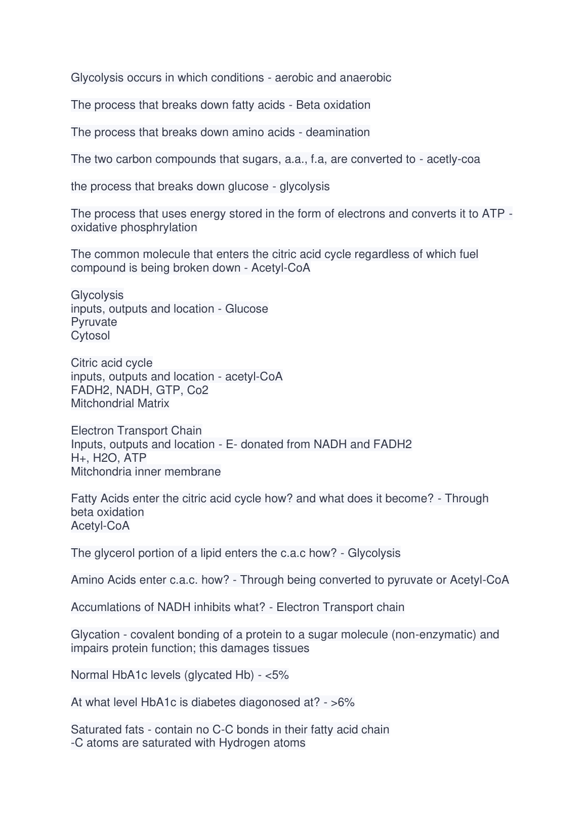 WGU Biochemistry OA Review Questions and Answers 2024/2025